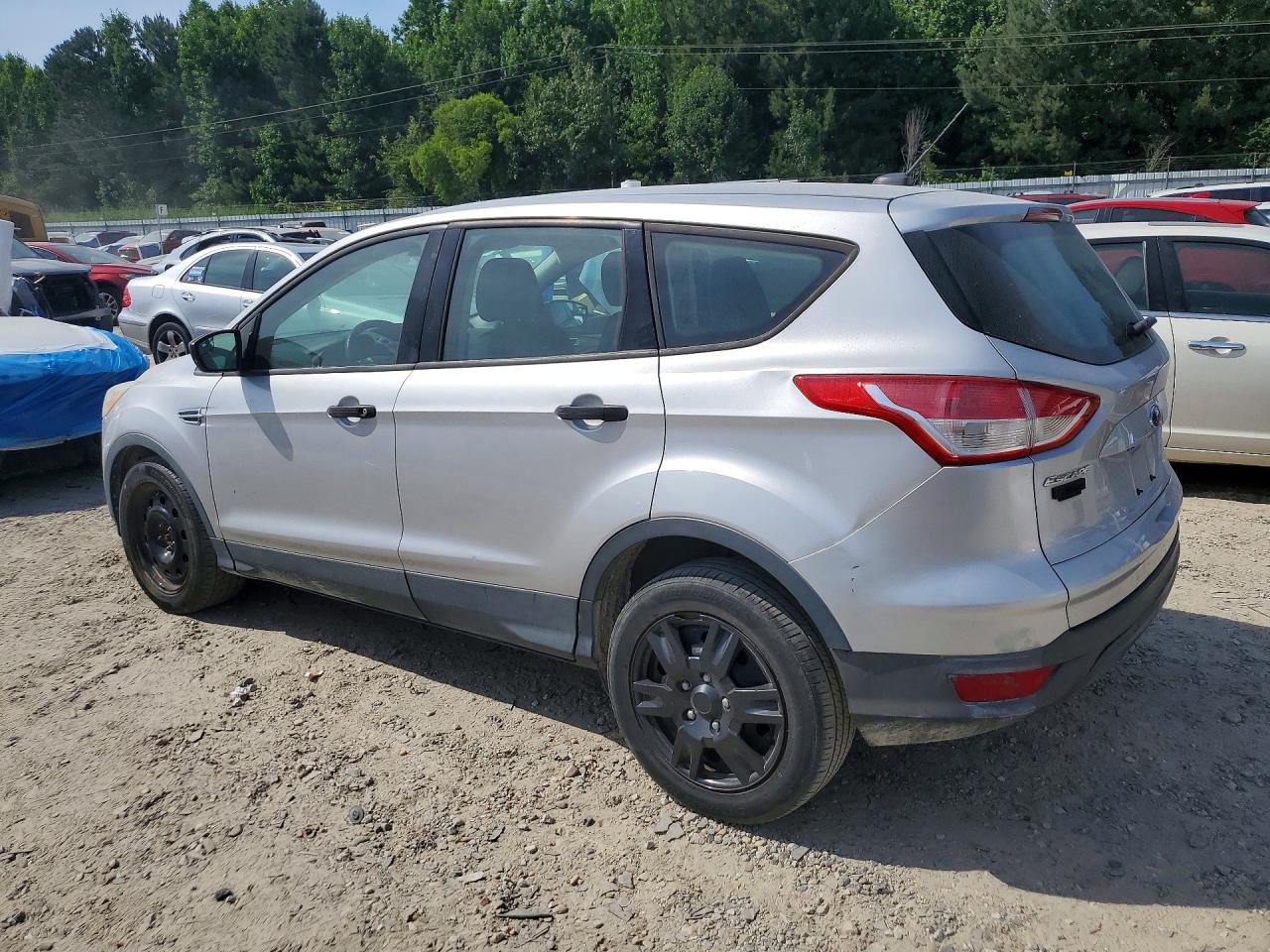 2016 Ford Escape S Silver vin: 1FMCU0F79GUB67445