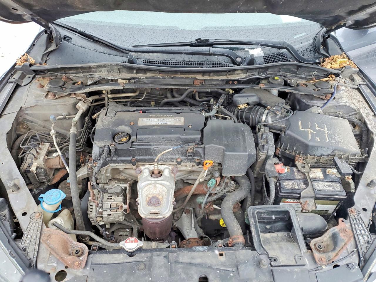 2013 Honda Accord Ex Gray vin: 1HGCR2F77DA027443