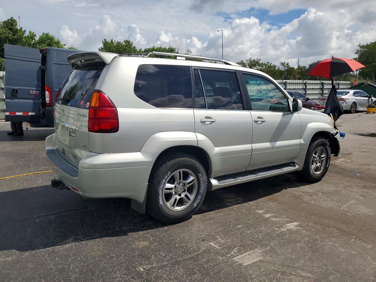2005 Lexus Gx 470 Silver vin: JTJBT20X350076695