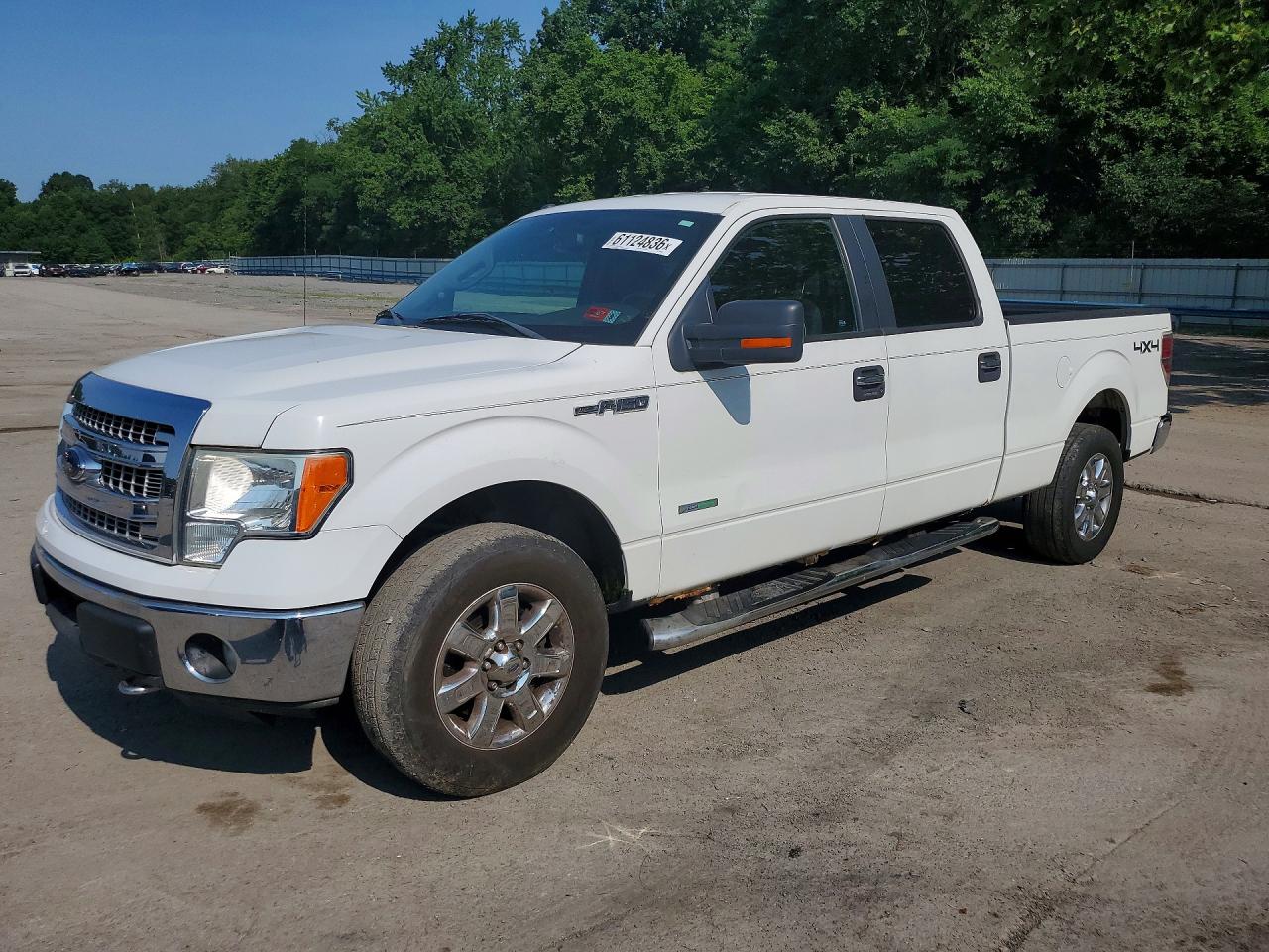 2013 Ford F150 Supercrew White vin: 1FTFW1ET8DFB18558