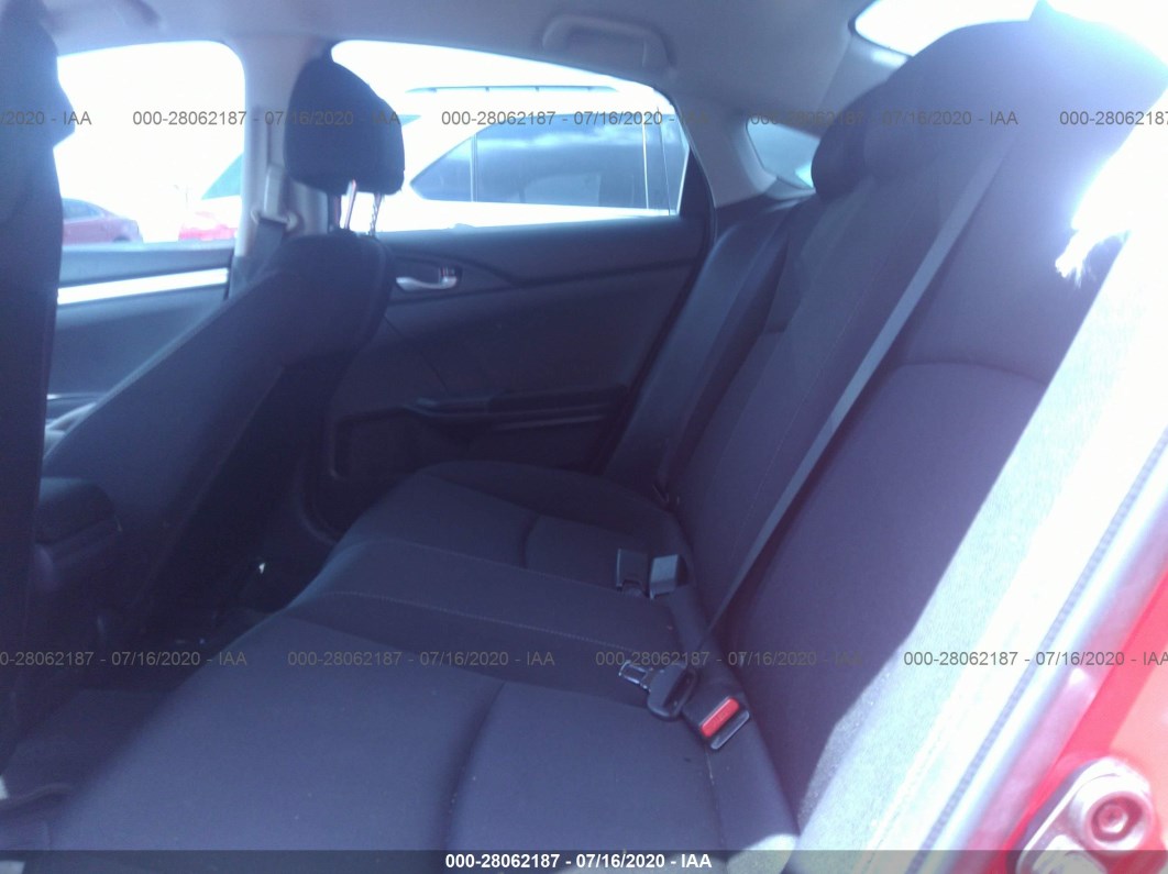 2019 Honda Civic Sedan Lx Red vin: 2HGFC2F61KH537047