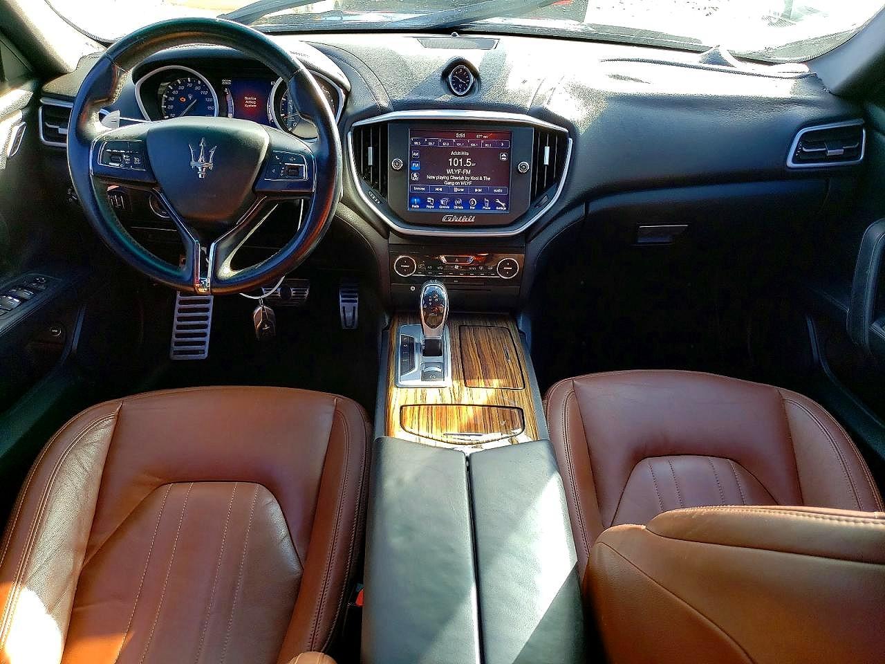 2014 Maserati Ghibli Black vin: ZAM57XSAXE1128131
