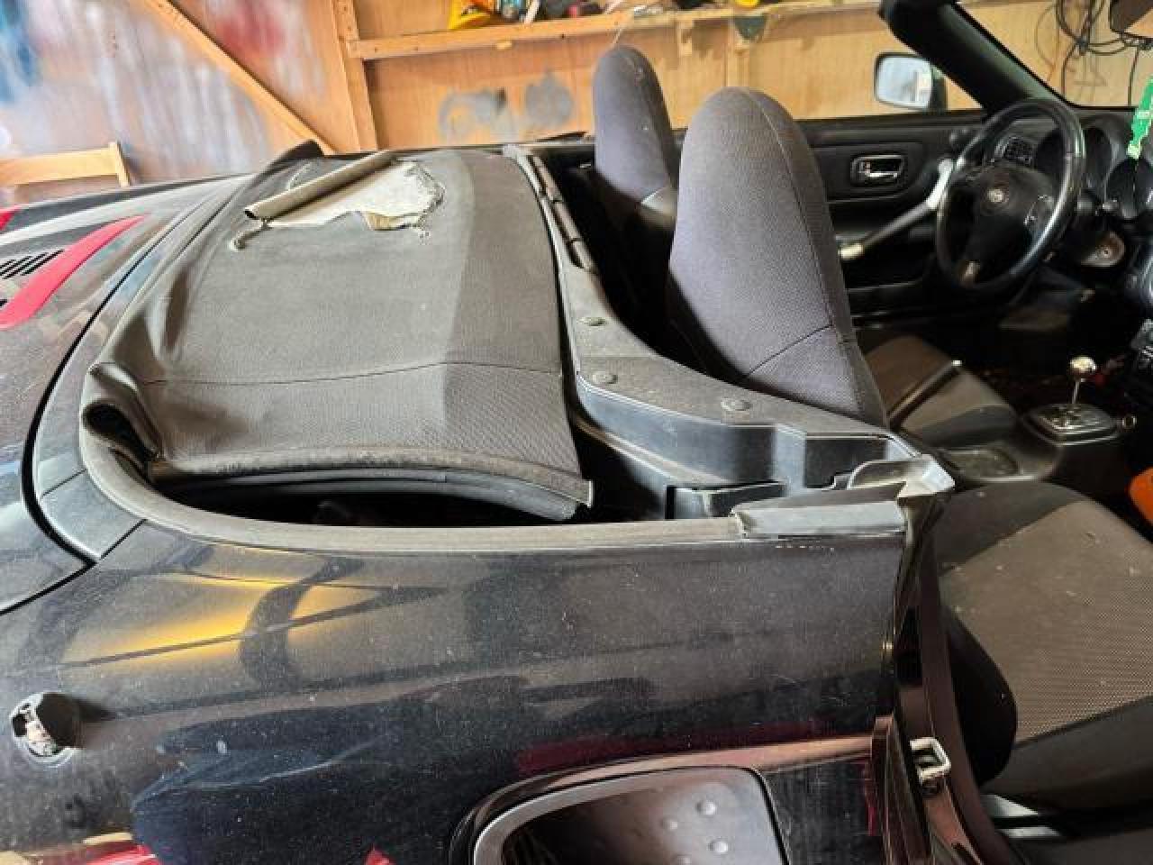 2002 Toyota Mr2 Spyder Black vin: JTDFR320420052698