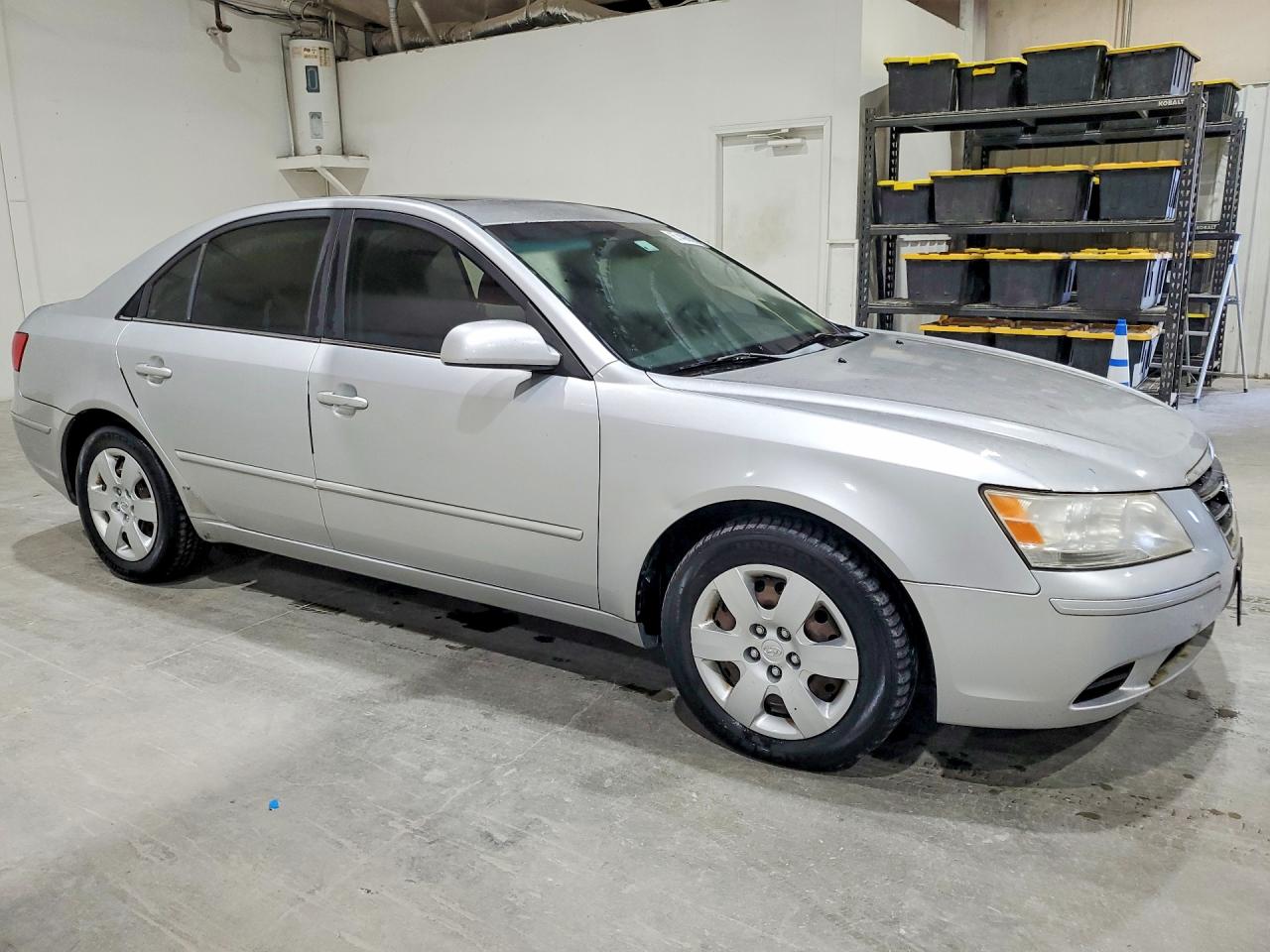 2009 Hyundai Sonata Gls V6 Silver vin: 5NPET46F89H462029