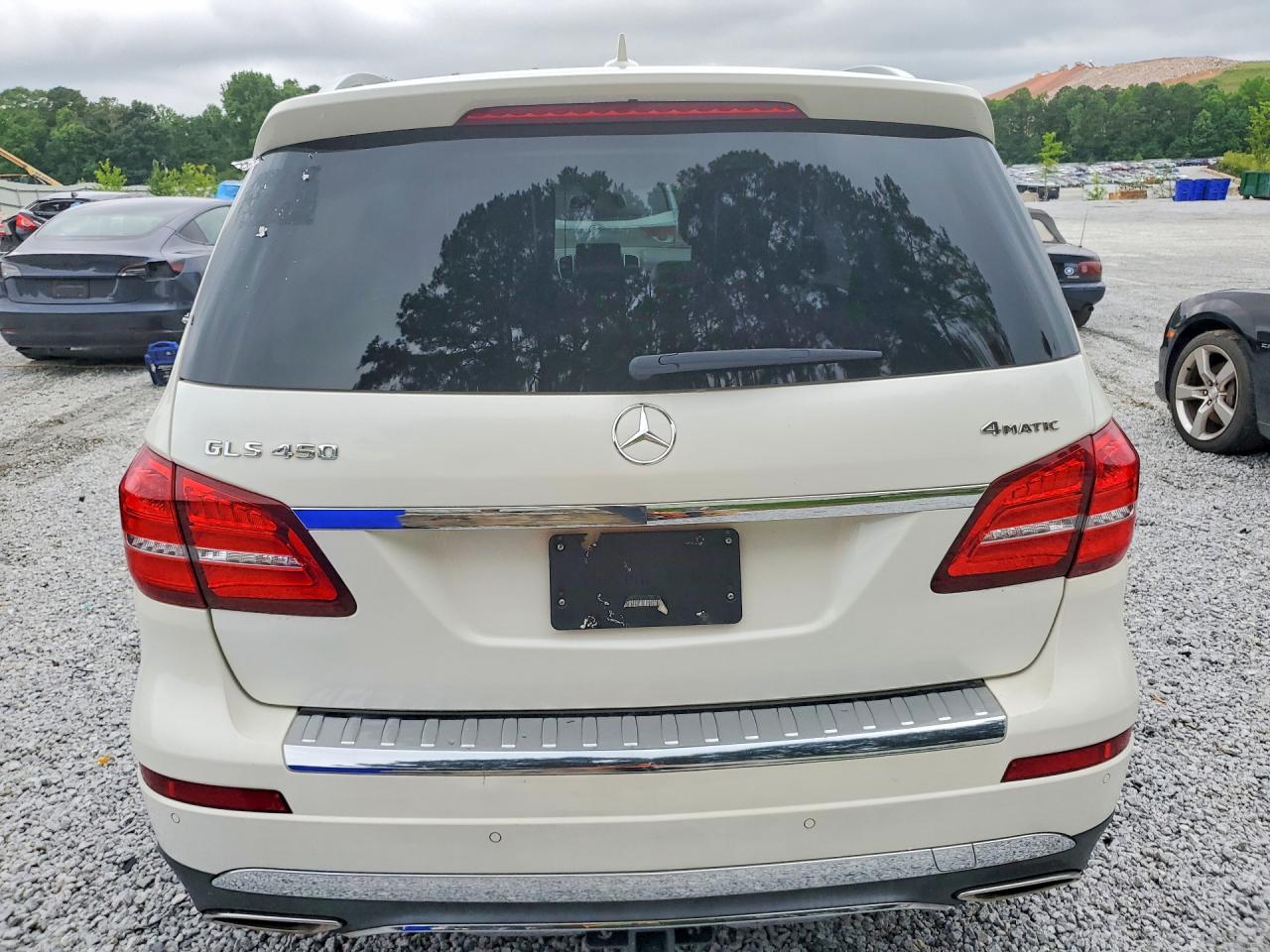 2018 Mercedes-benz Gls 450 4matic White vin: 4JGDF6EE3JB029789