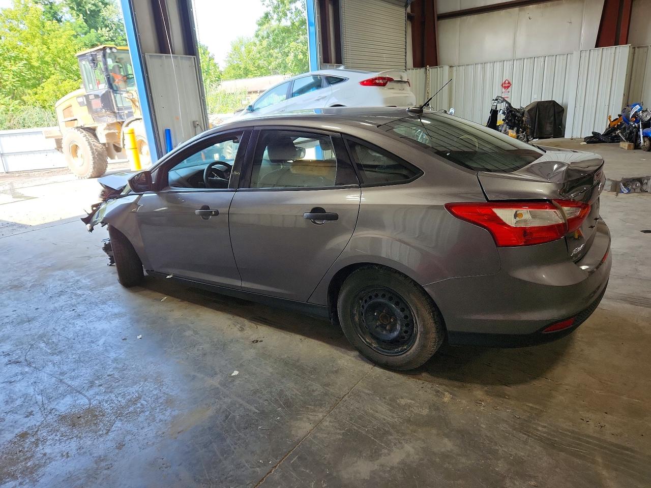2014 Ford Focus S Gray vin: 1FADP3E2XEL291420