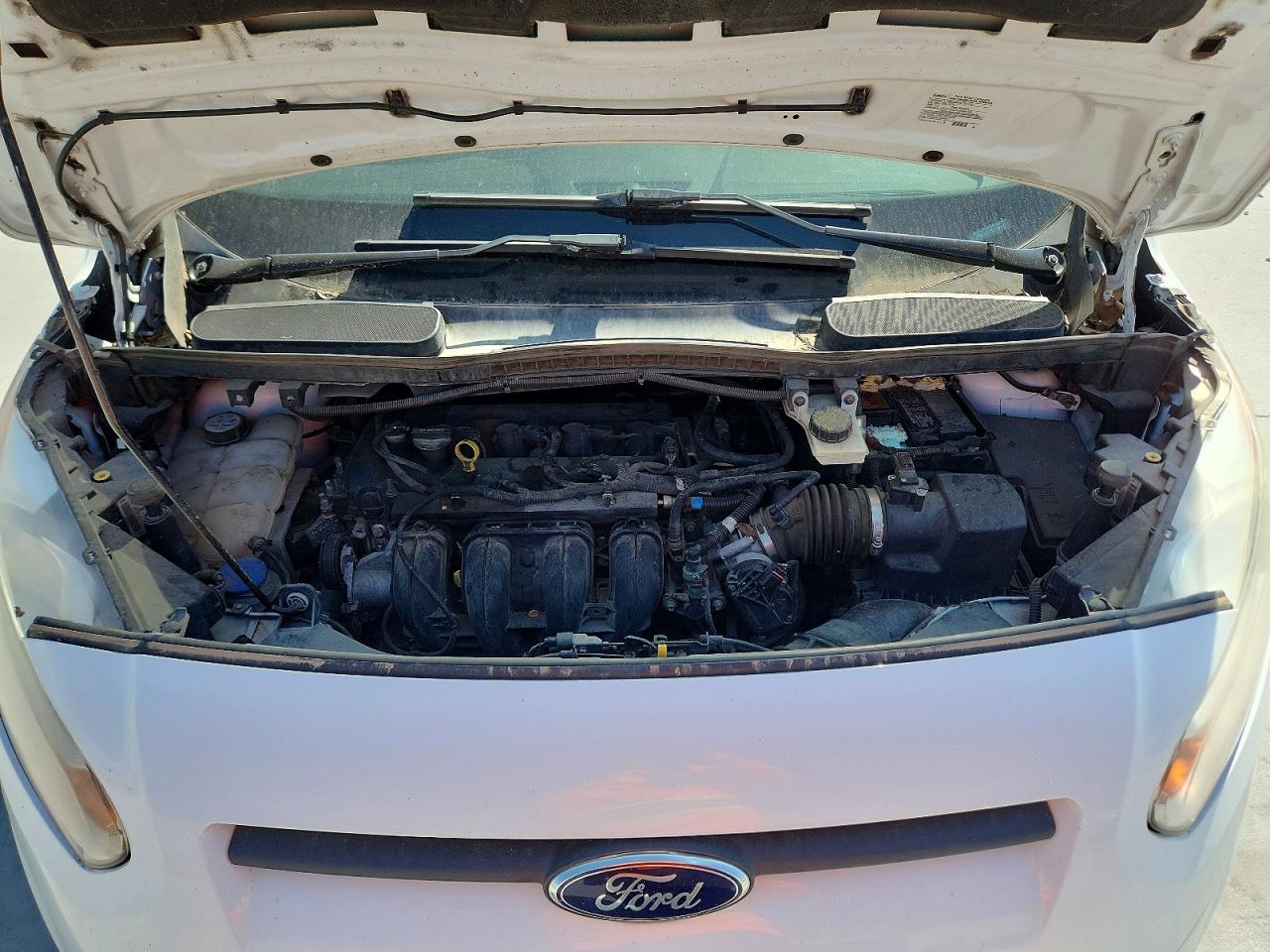 2014 Ford Transit Connect Xlt White vin: NM0GS9F75E1141193