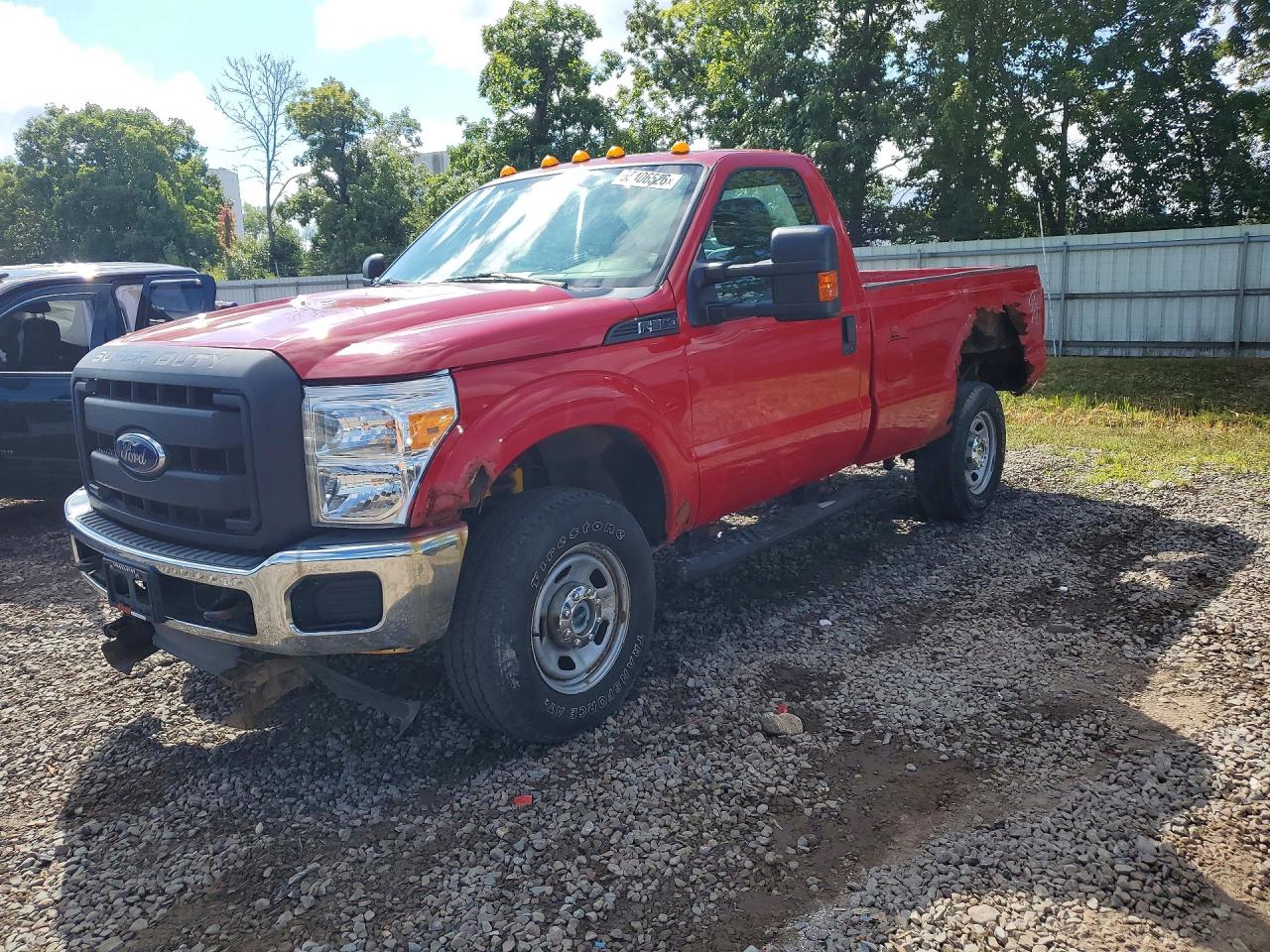 2014 Ford F350 Super Duty Red vin: 1FTRF3B60EEA57205