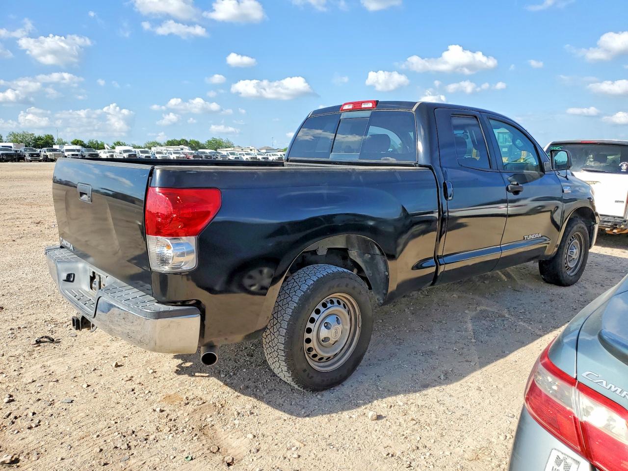 2007 Toyota Tundra Double Cab Sr5 Black vin: 5TFRV54107X032361