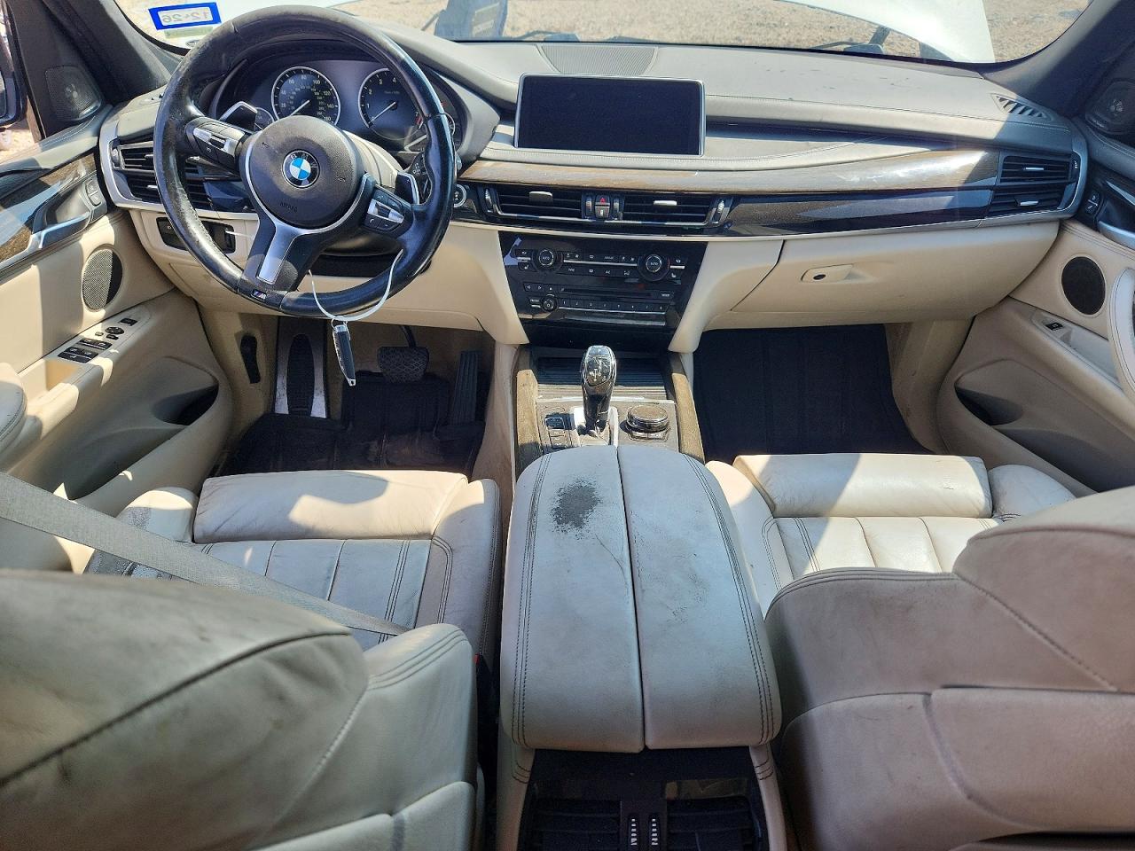 2014 Bmw X5 Xdrive50i White vin: 5UXKR6C55E0J73012