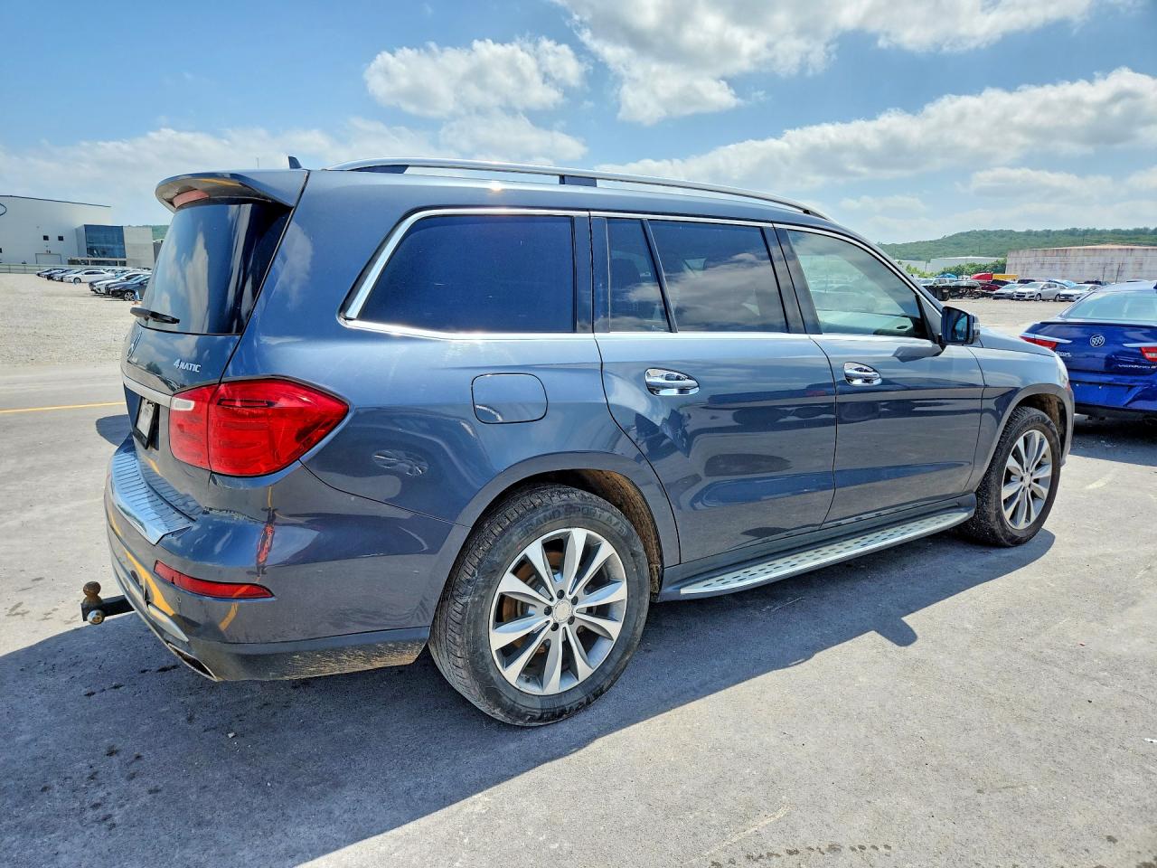 2015 Mercedes-benz Gl 450 4matic Gray vin: 4JGDF6EE2FA532792