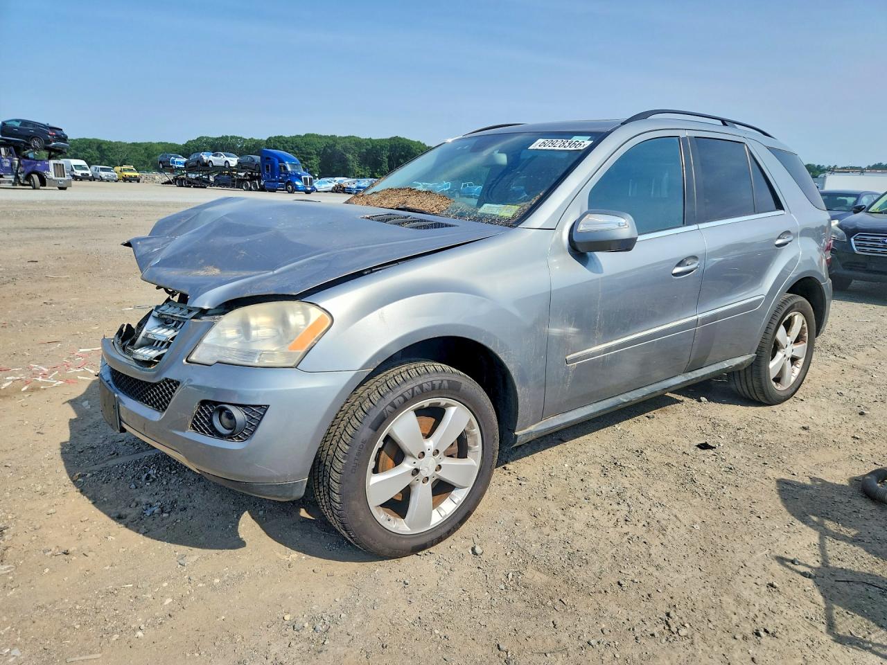 2010 Mercedes-benz Ml 350 4matic Серебряный vin: 4JGBB8GB0AA576848