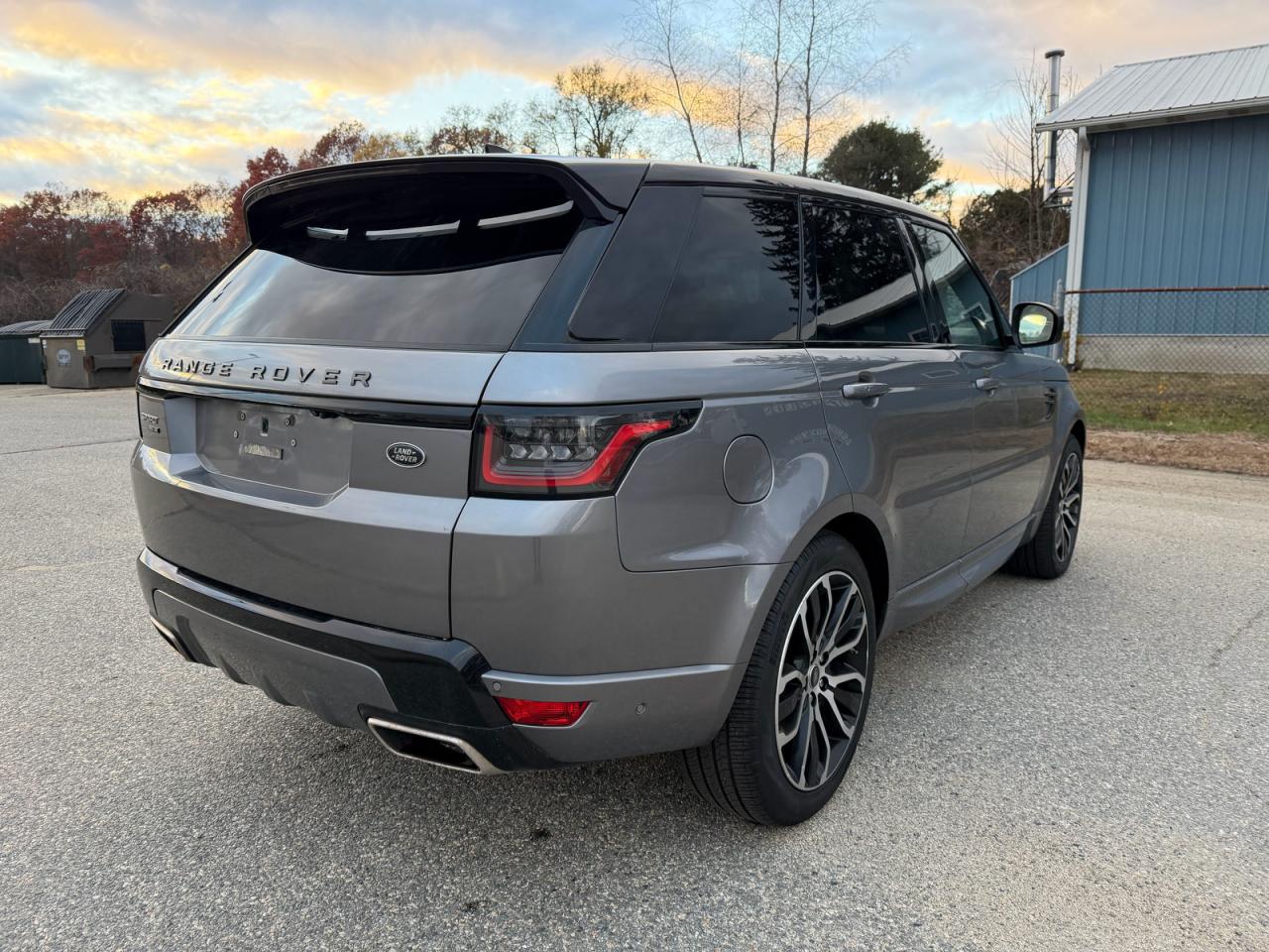 2020 Land Rover Range Rover Sport P525 Hse Gray vin: SALWR2SE3LA728374