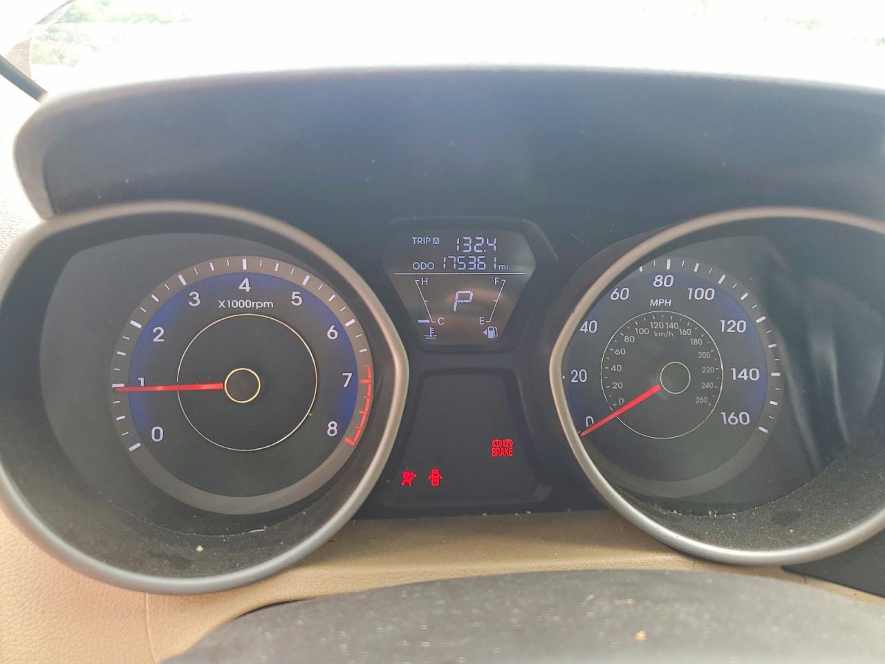 2013 Hyundai Elantra Gls Red vin: KMHDH4AE8DU776544
