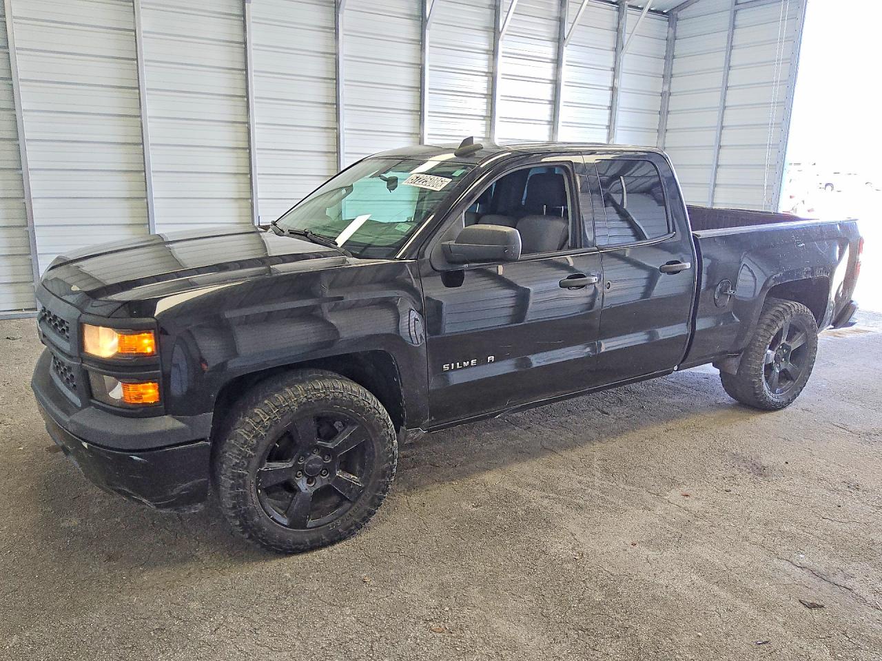 2015 Chevrolet Silverado C1500 Black vin: 1GCRCPEH2FZ373096