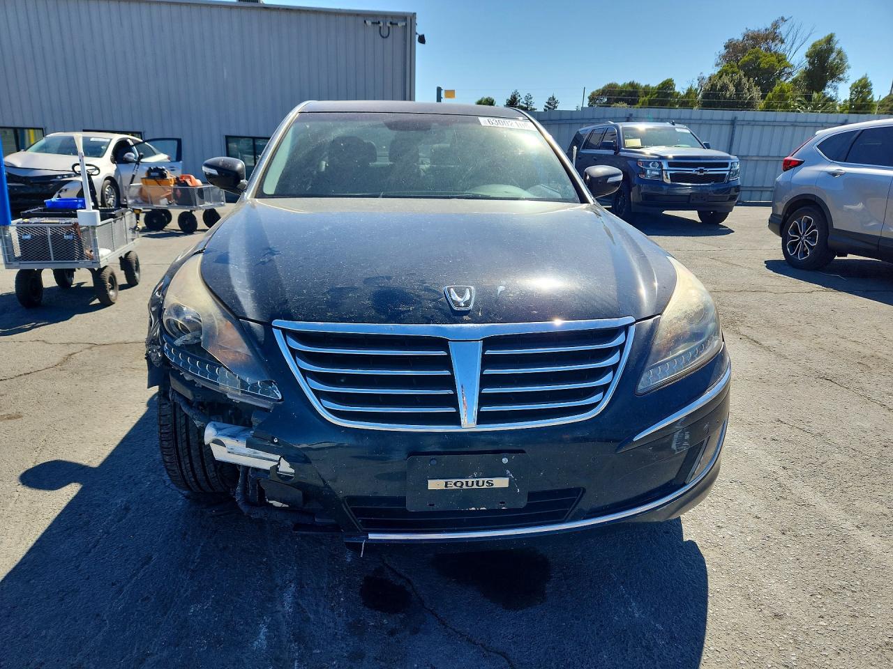 2013 Hyundai Equus Signature Black vin: KMHGH4JH2DU064344