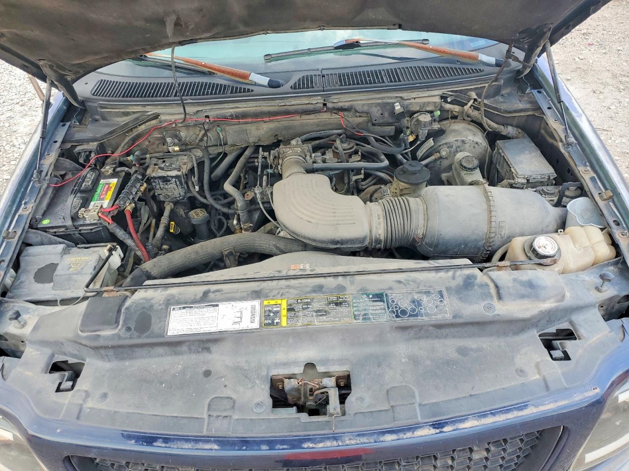 2002 Ford F150 Supercrew Blue vin: 1FTRW08L62KE27033