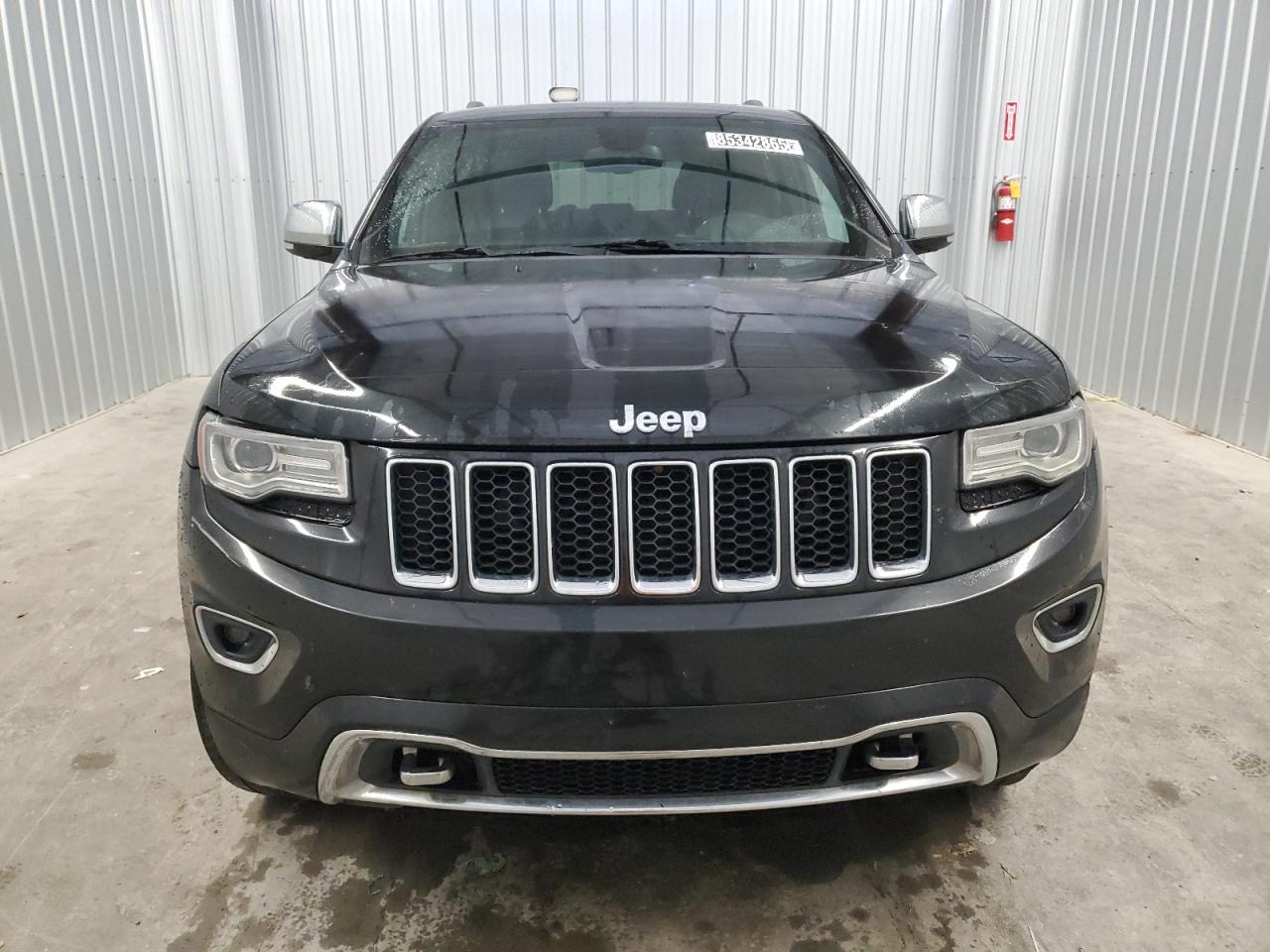 2014 Jeep Grand Cherokee Overland Black vin: 1C4RJFCG5EC183272