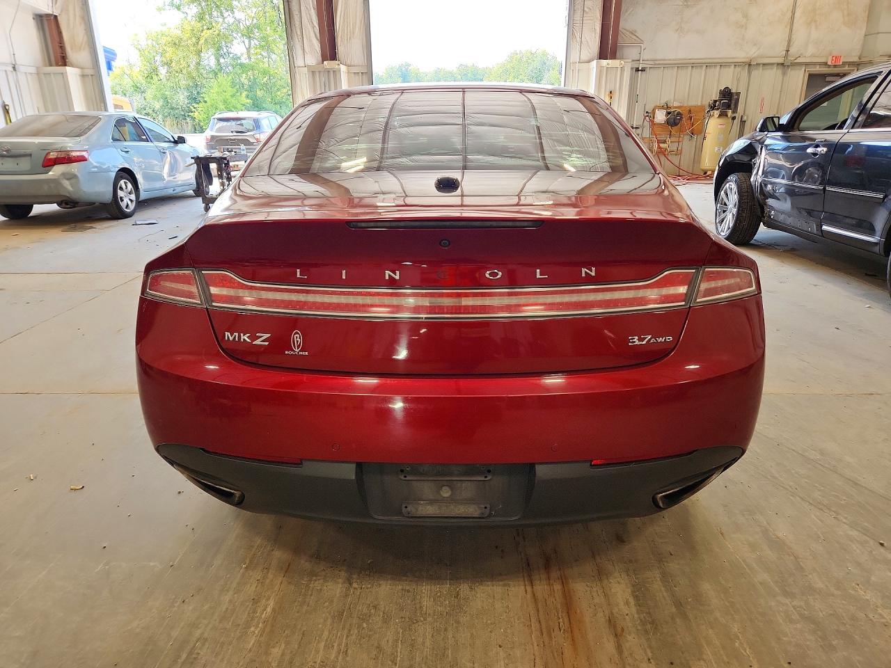 2013 Lincoln Mkz Red vin: 3LN6L2JK3DR822211