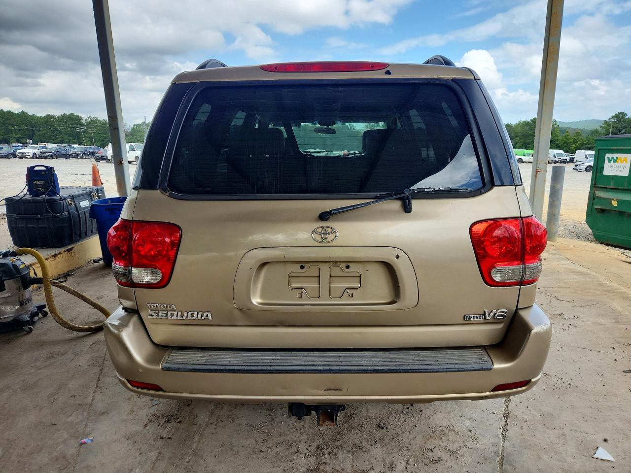 2007 Toyota Sequoia Sr5 Tan vin: 5TDZT34A67S292022