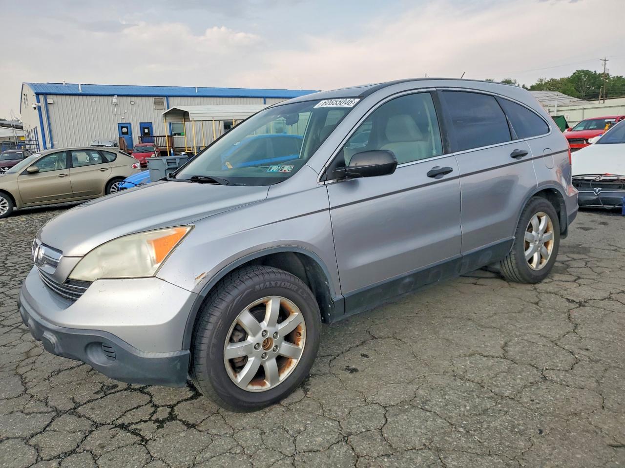 2007 Honda Cr-v Ex Silver vin: JHLRE48507C028943