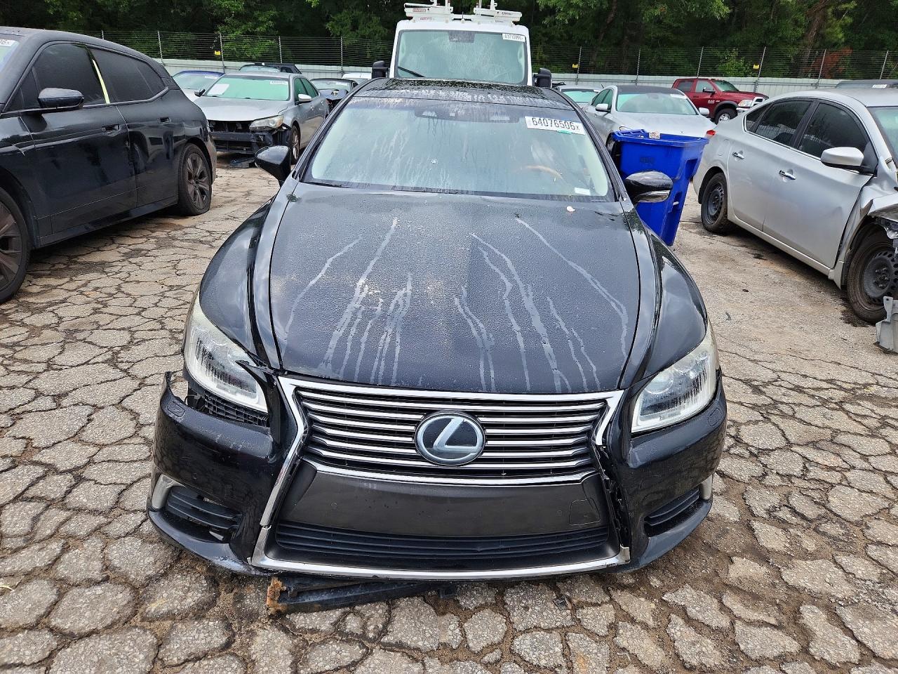2014 Lexus Ls 460l Black vin: JTHGL1EF3E5053065