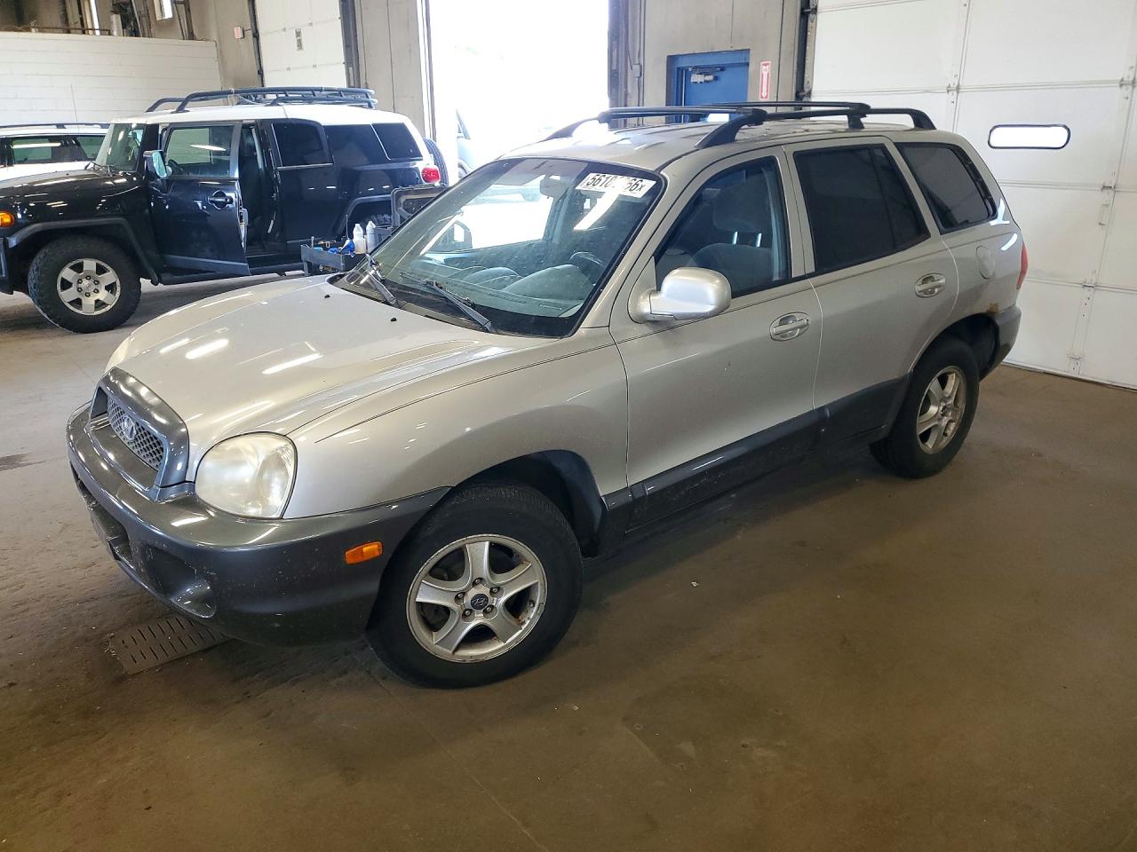 2003 Hyundai Santa Fe Gls Серебряный vin: KM8SC73D43U455093