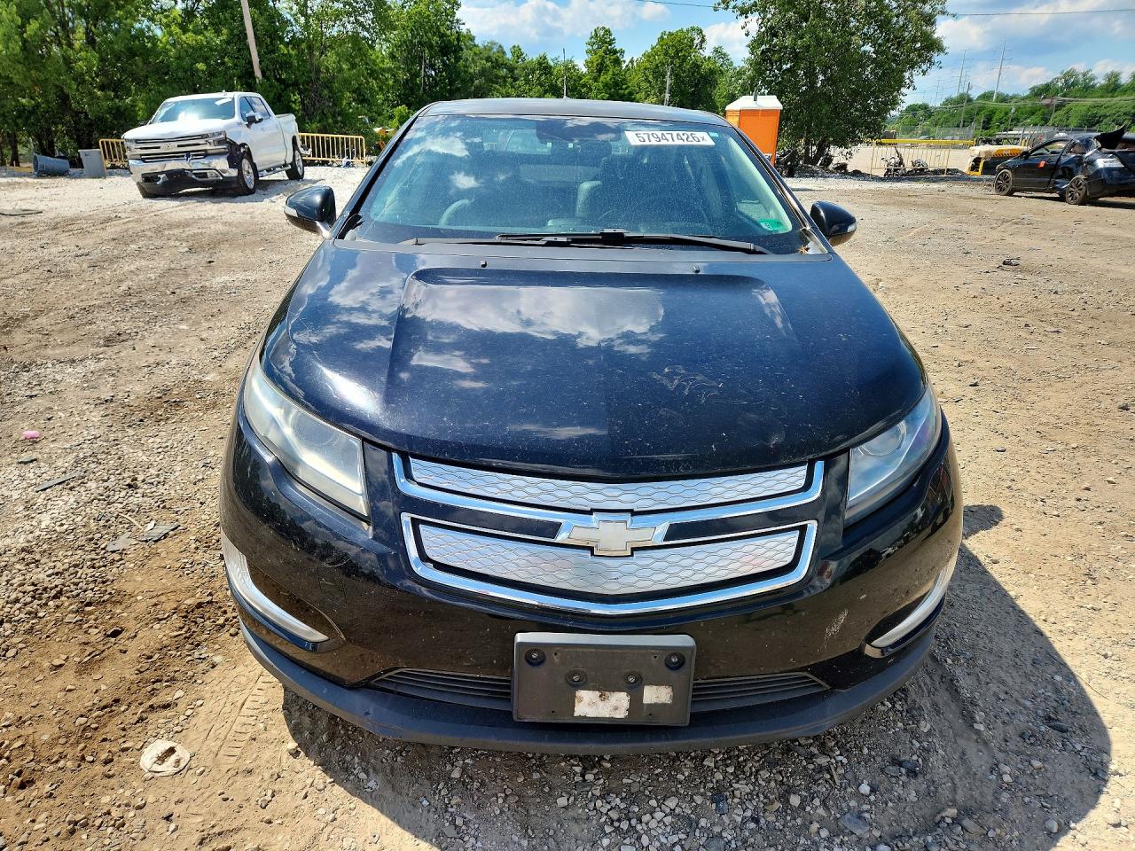 2013 Chevrolet Volt Black vin: 1G1RD6E40DU112007