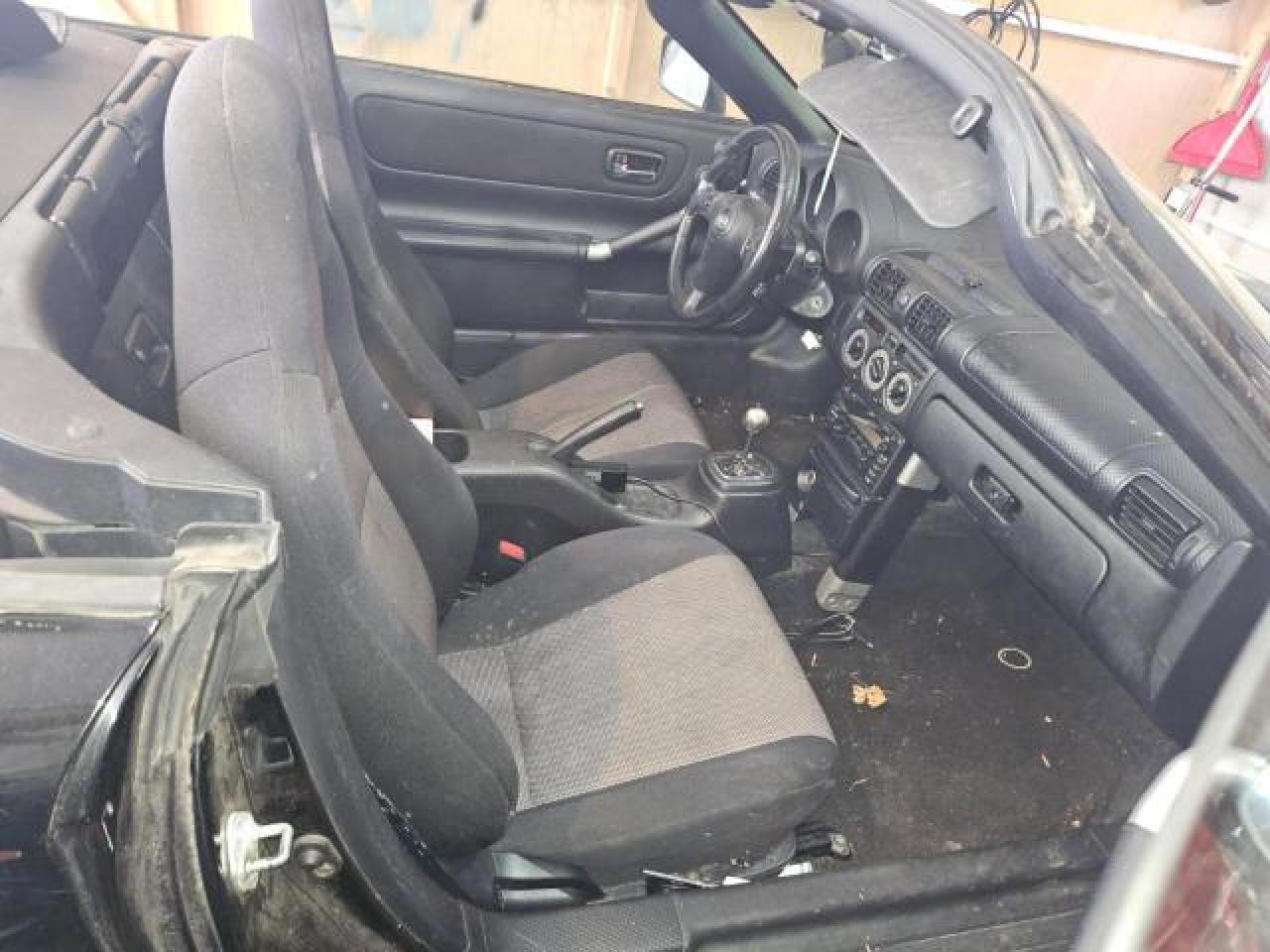 2002 Toyota Mr2 Spyder Black vin: JTDFR320420052698