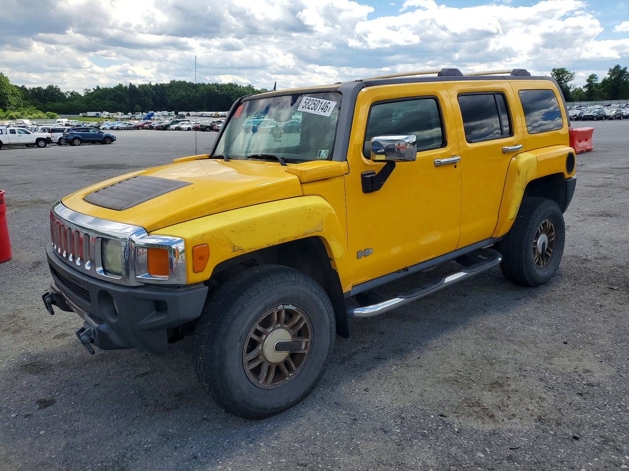 2006 Hummer H3 Yellow vin: 5GTDN136068109229