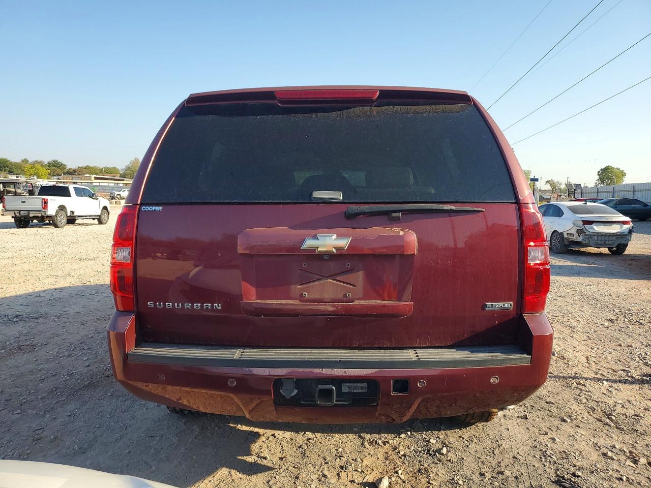 2008 Chevrolet Suburban C1500 Ls Burgundy vin: 3GNFC16078G198038