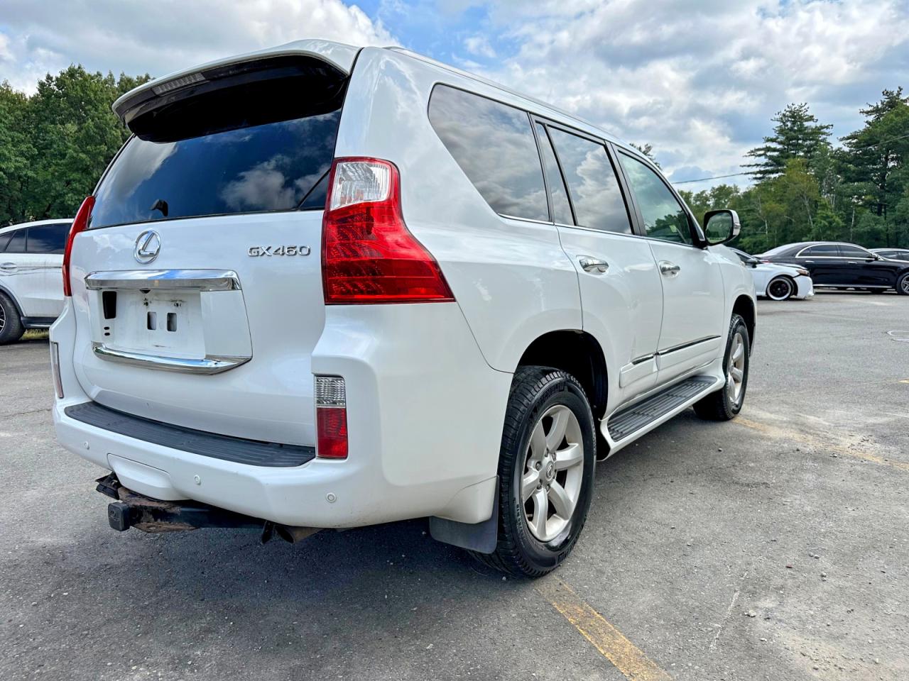 2013 Lexus Gx 460 White vin: JTJBM7FX8D5055487