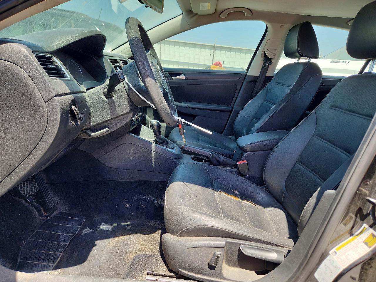 2014 Volkswagen Jetta Se Black vin: 3VWD17AJ4EM392707