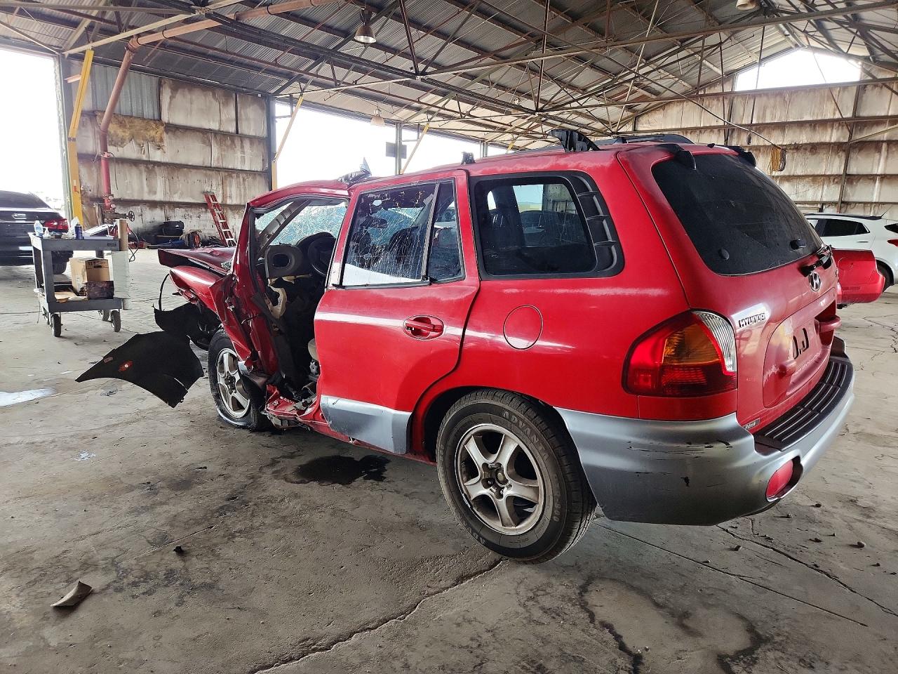 2004 Hyundai Santa Fe Gls Red vin: KM8SC13D94U855164
