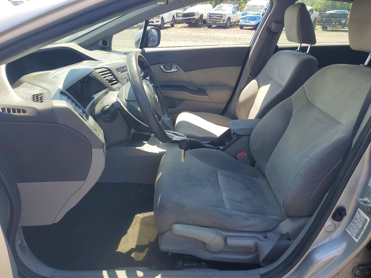 2012 Honda Civic Hybrid Silver vin: JHMFB4F24CS003270