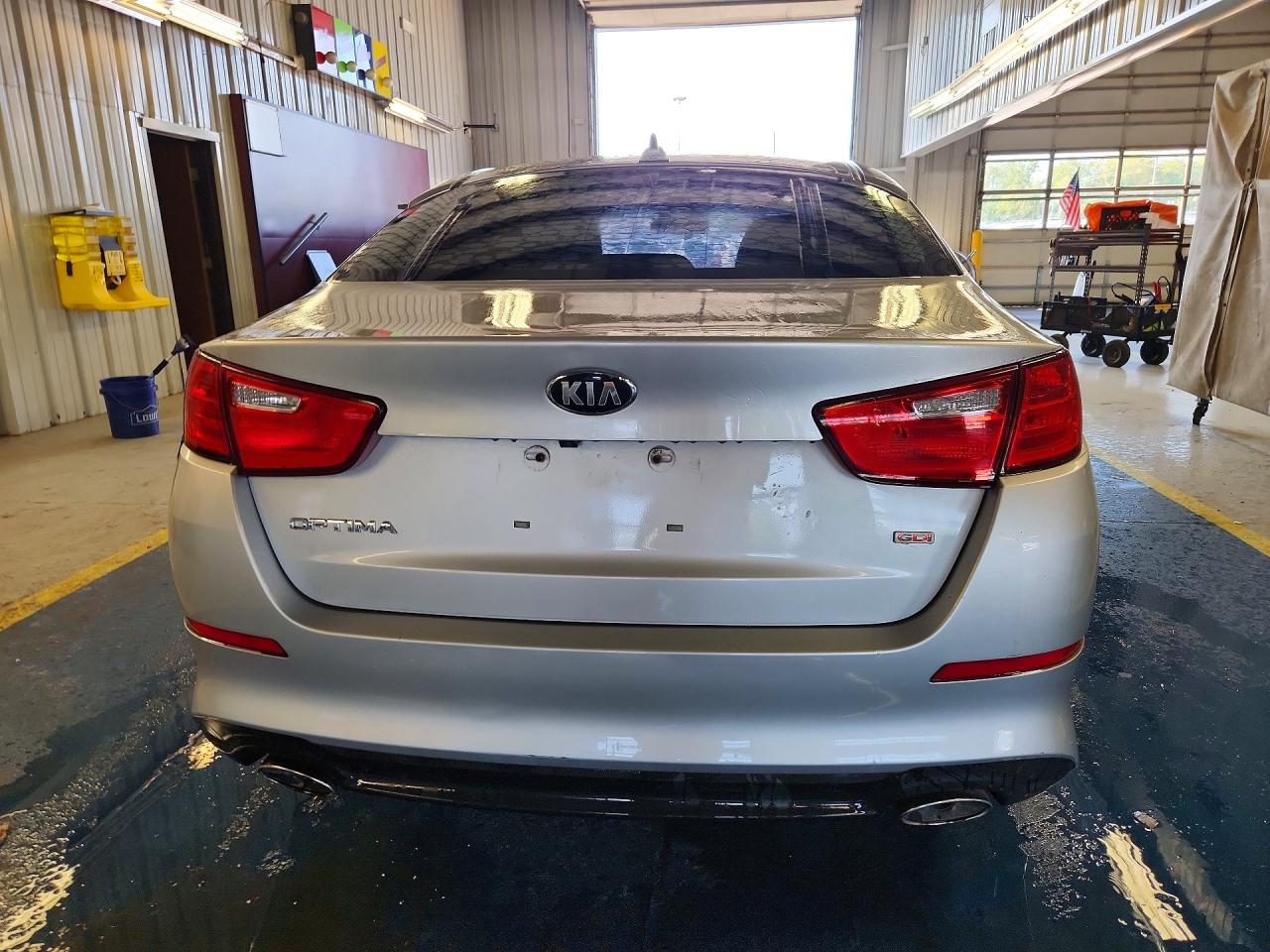 2015 Kia Optima Lx Silver vin: 5XXGM4A75FG459800