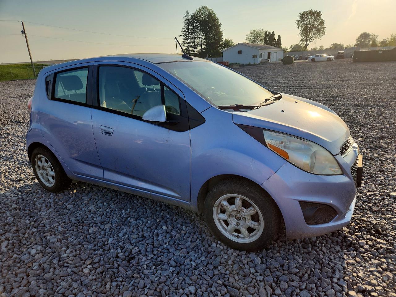 2014 Chevrolet Spark Ls Blue vin: KL8CB6S92EC453119