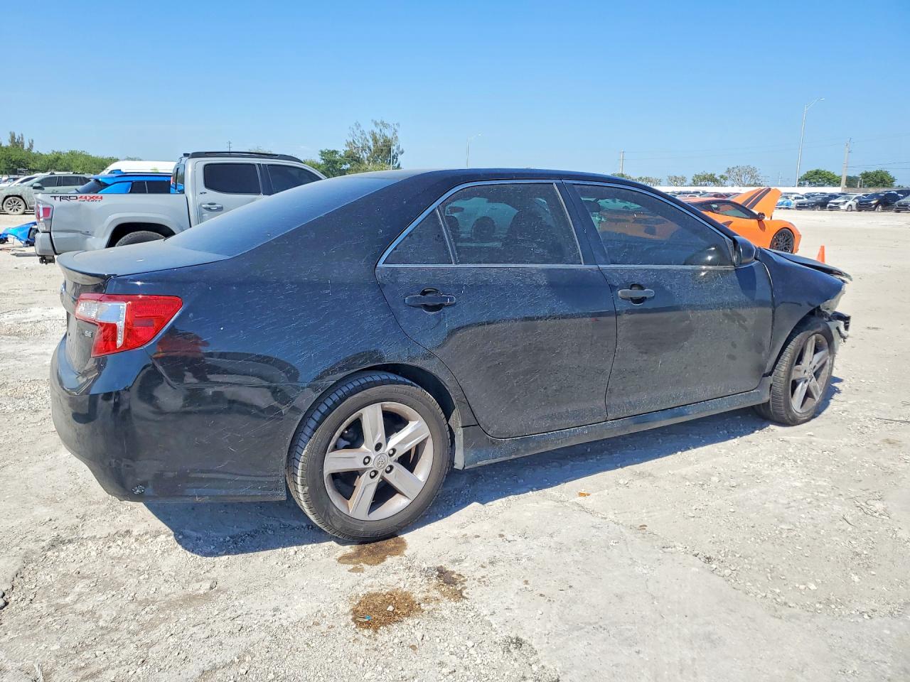 2013 Toyota Camry Se Black vin: 4T1BF1FK7DU252277