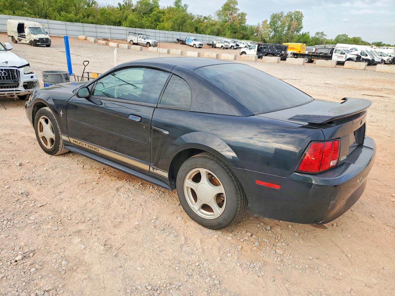 2002 Ford Mustang Black vin: 1FAFP40402F198293
