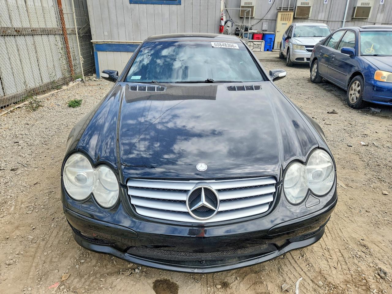 2004 Mercedes-benz Sl 55 Amg Black vin: WDBSK74F14F078959