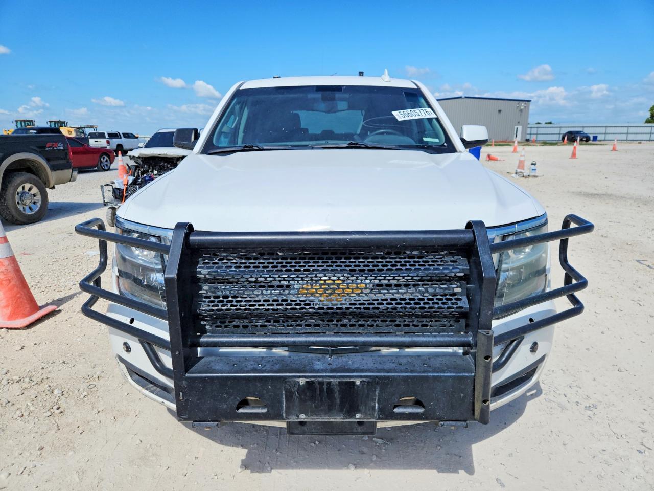 2015 Chevrolet Tahoe K1500 White vin: 1GNSK4EC5FR623154