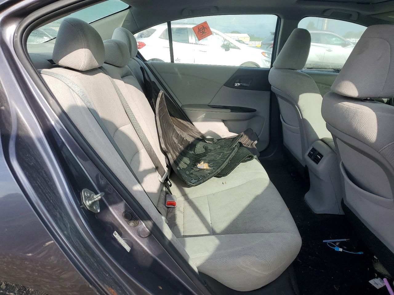 2014 Honda Accord Ex Gray vin: 1HGCR2F71EA106107