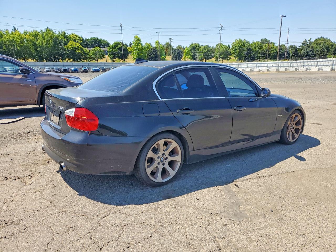 2008 Bmw 335 I Black vin: WBAVB735X8VH24812