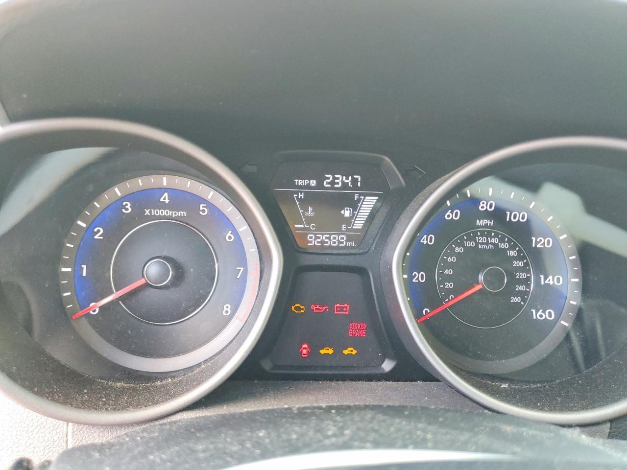 2014 Hyundai Elantra Sport Red vin: KMHDH4AH9EU174313