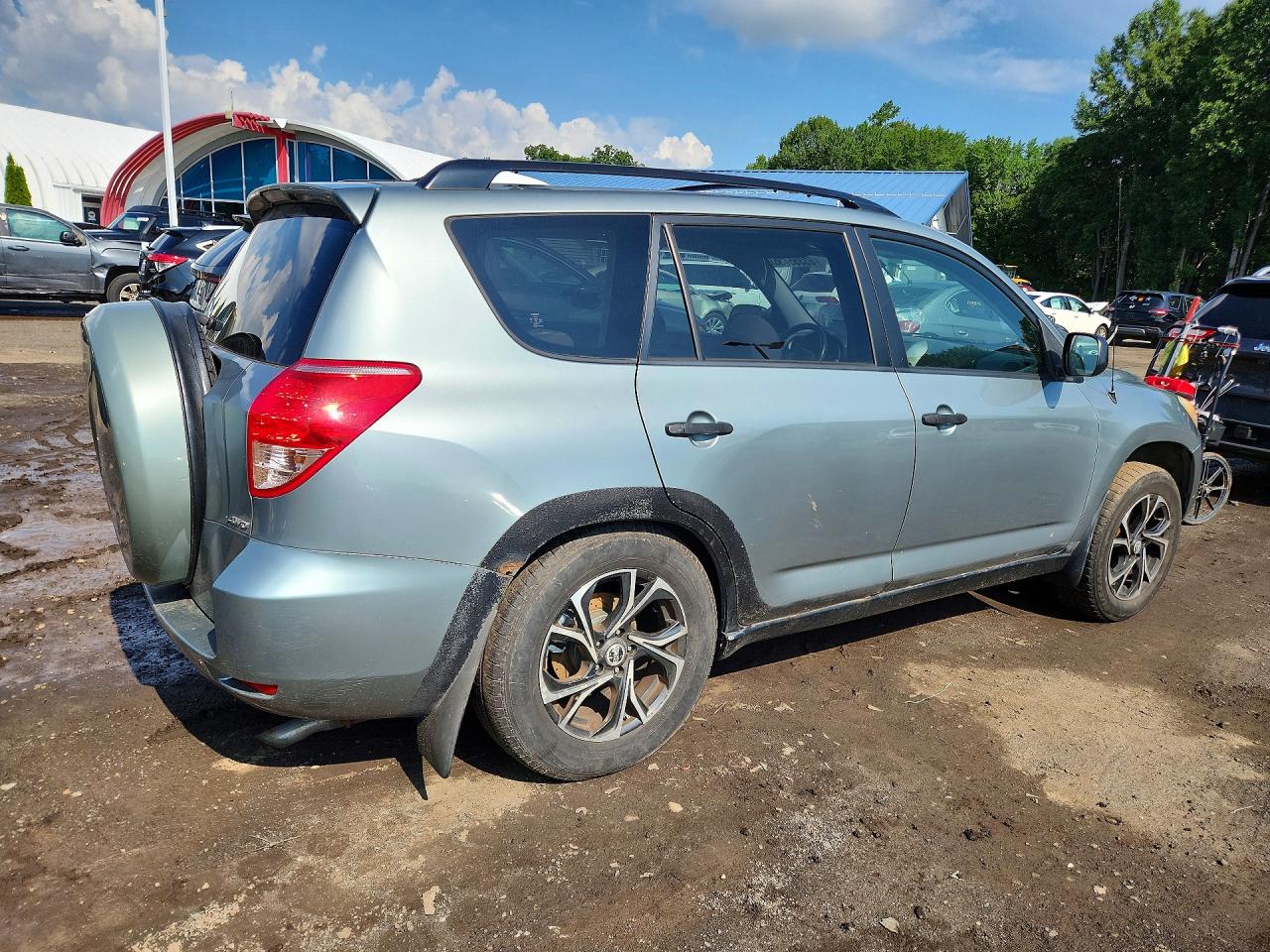 2008 Toyota Rav4 Base Gray vin: JTMBK33V886036944