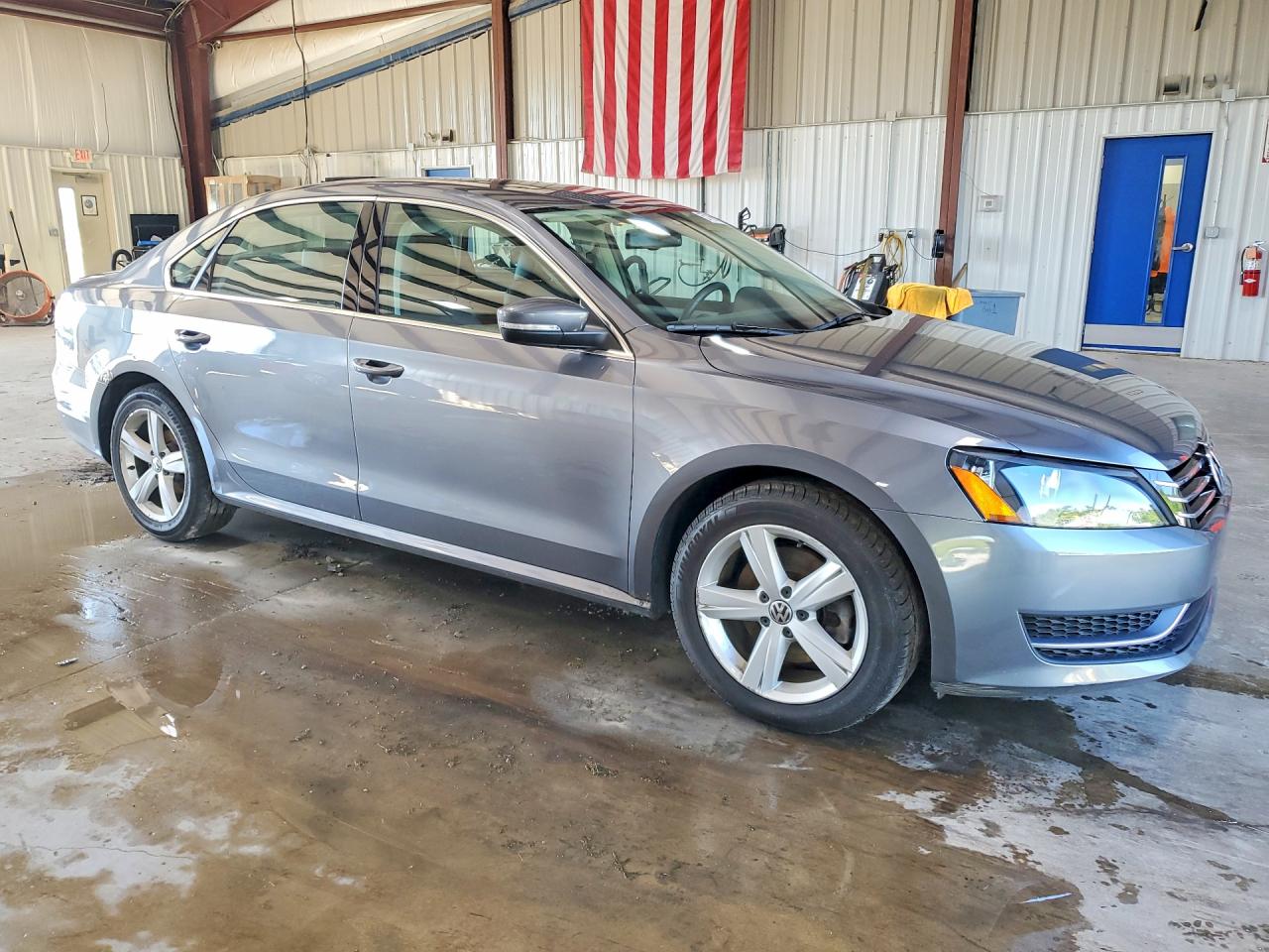 2013 Volkswagen Passat Se Charcoal vin: 1VWBP7A34DC040413