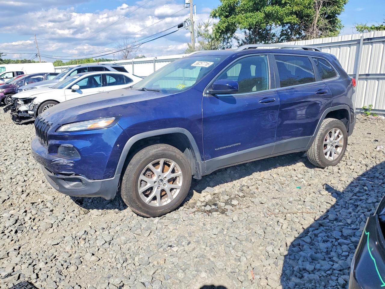 2014 Jeep Cherokee Latitude Blue vin: 1C4PJMCS8EW320252