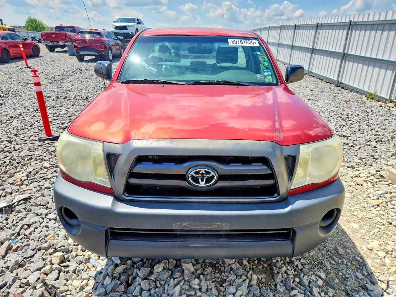 2008 Toyota Tacoma Base Red vin: 5TENX22N38Z533722