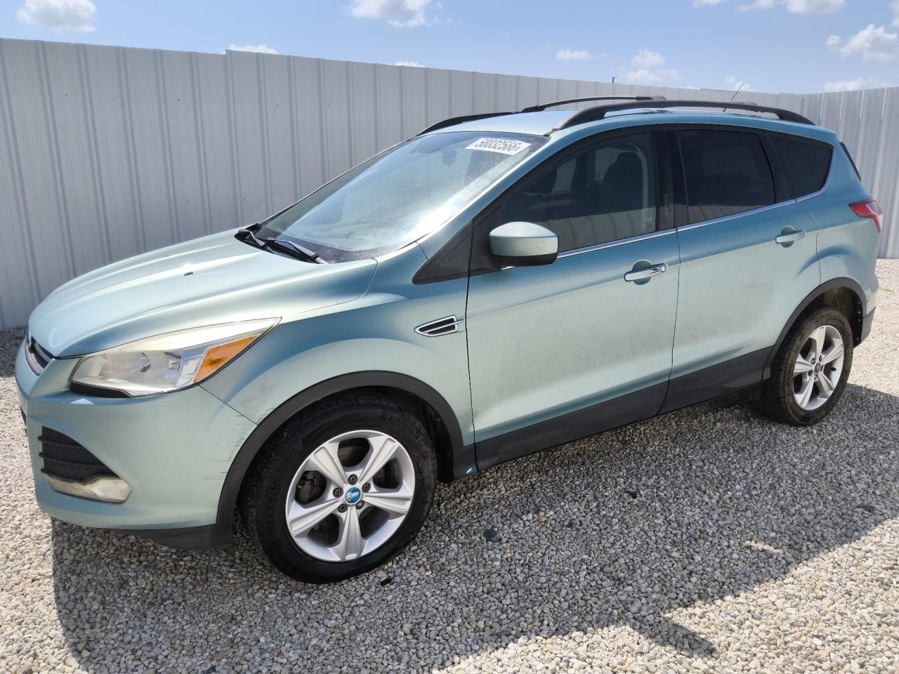 2013 Ford Escape Se Blue vin: 1FMCU0GX7DUA25718 Damage: Left Front Tire, Worn, Replacement Required