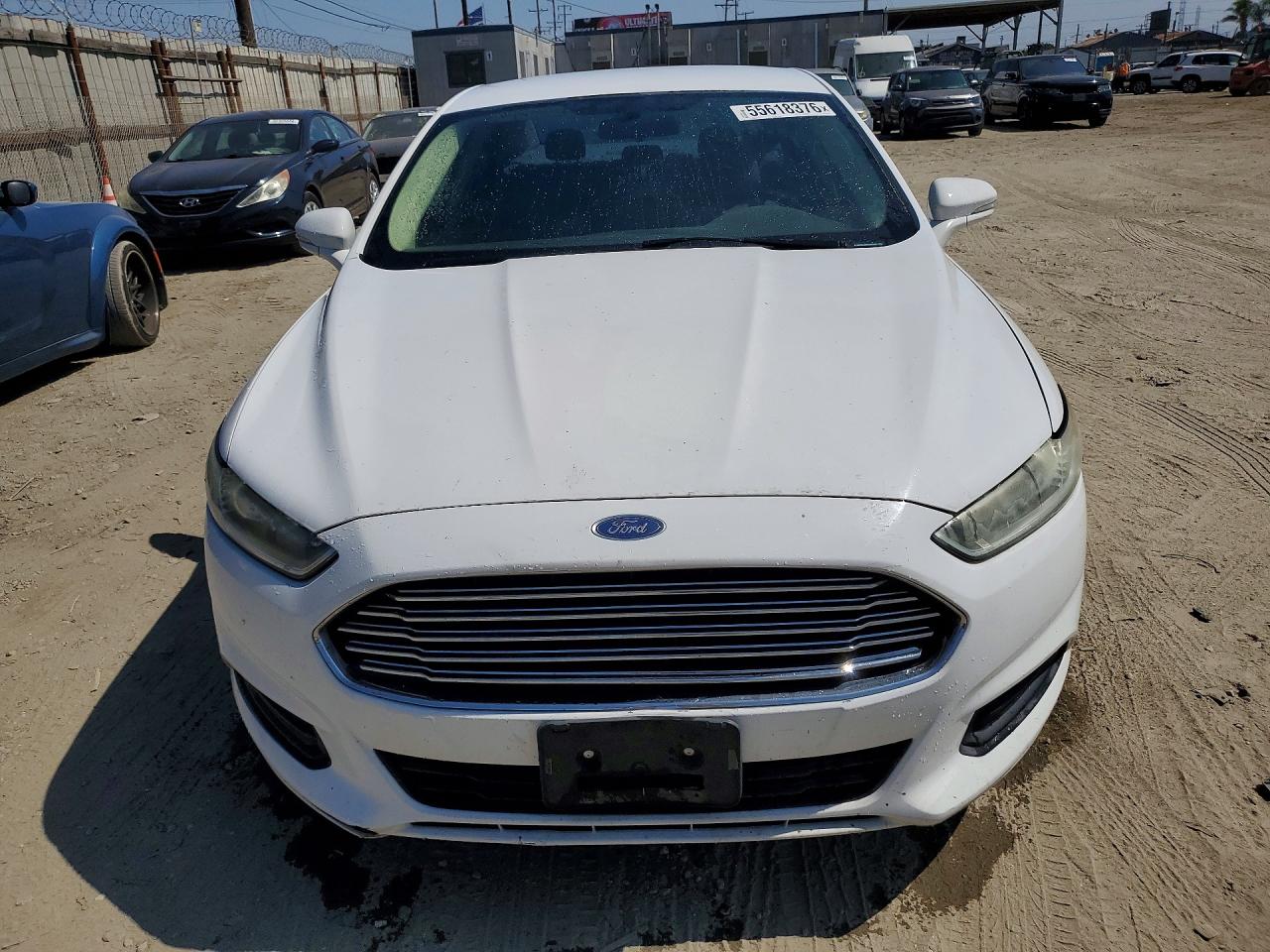 2013 Ford Fusion Se Hybrid White vin: 3FA6P0LU0DR229259